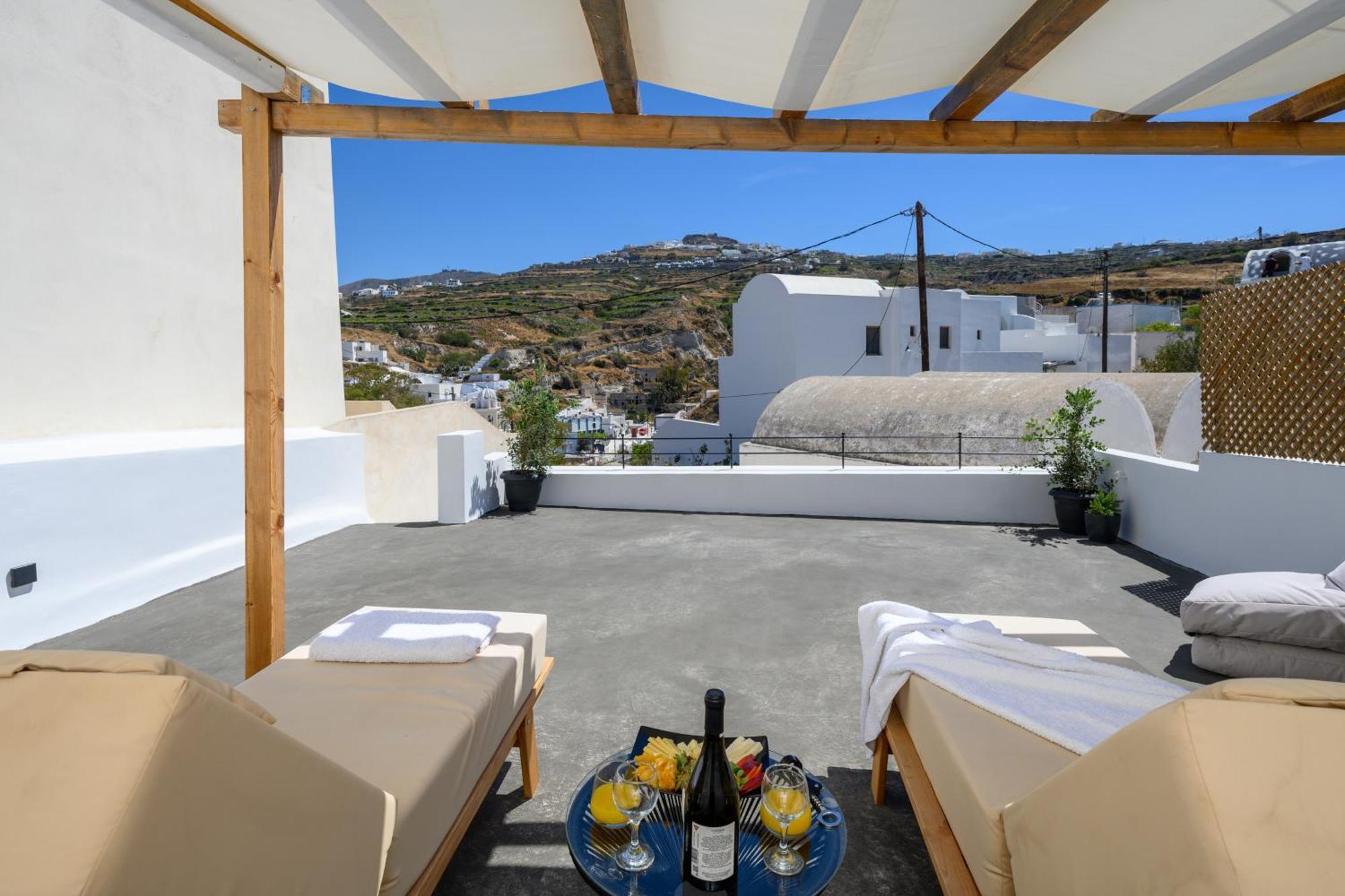Angeleve Villa With Private Jacuzzi Fira  Exteriér fotografie